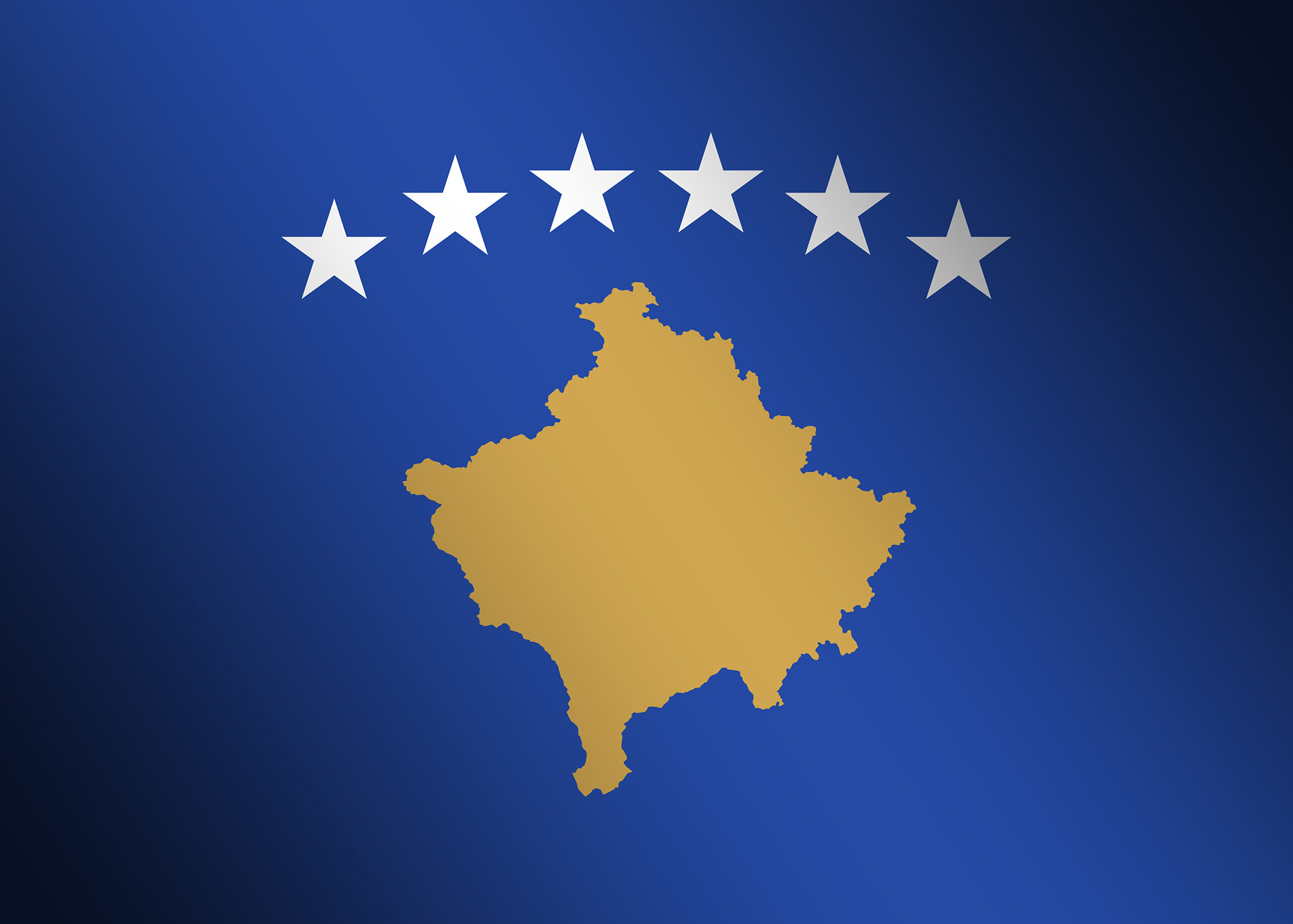 Kosovo Flagge Albanien Albanische Albania Kosovo Adler Flagge Fahne Fahne republik
