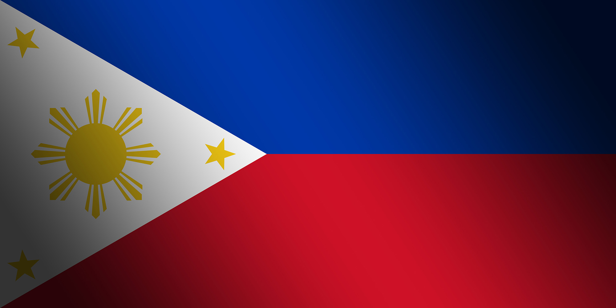Die Flagge der Philippinen | Wagrati