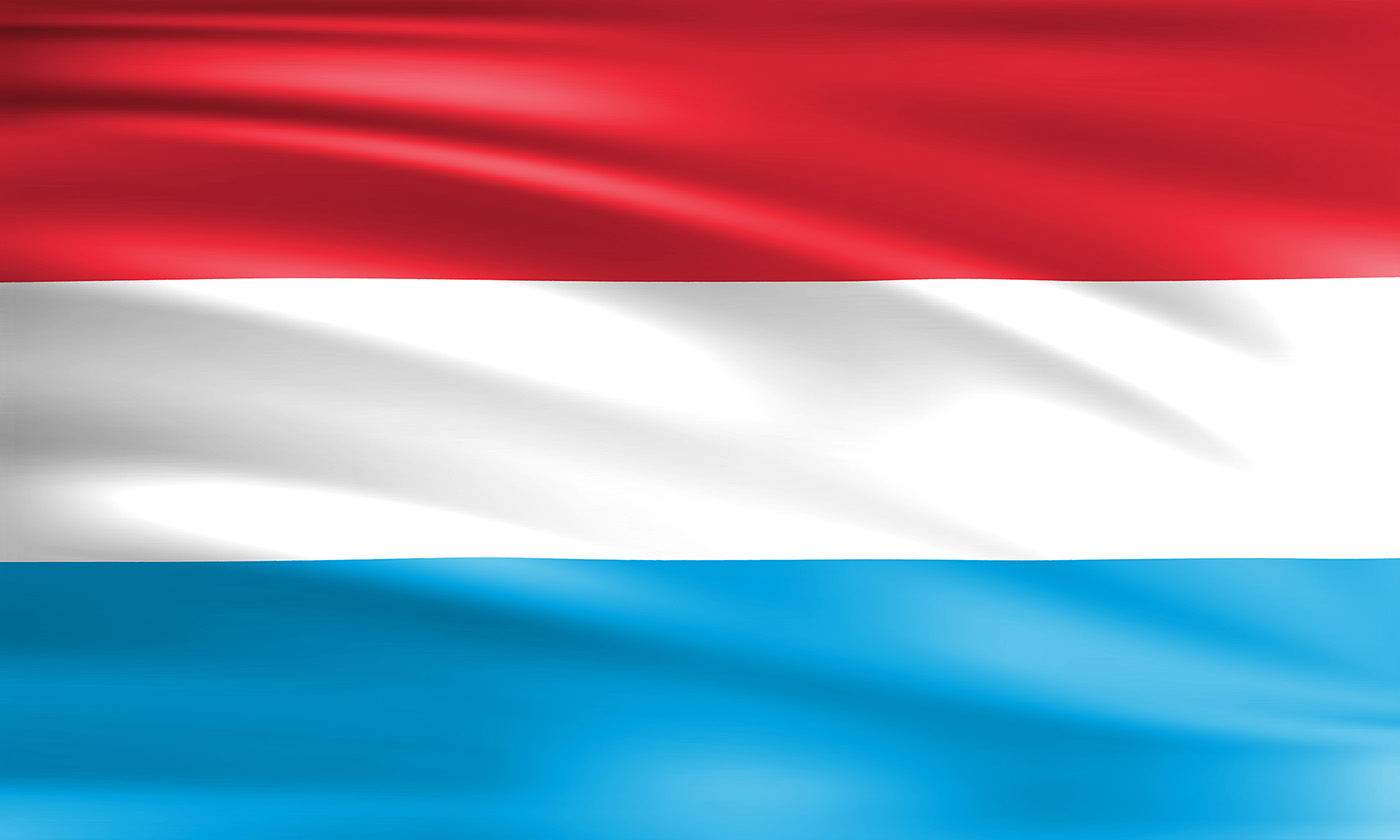 Die Flagge Von Luxemburg Wagrati