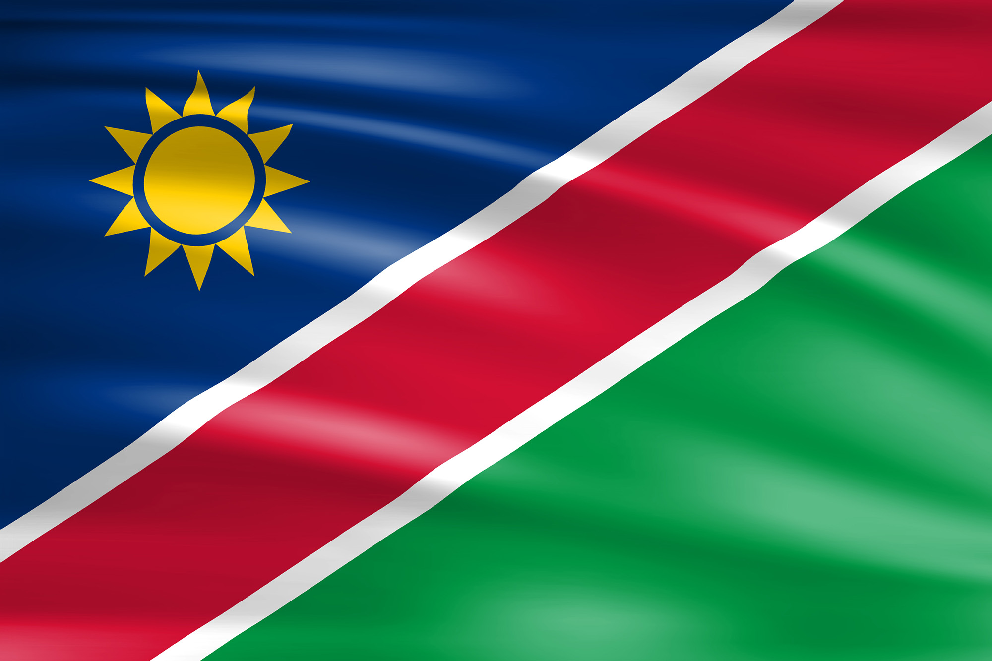 Flagge von Namibia Wagrati
