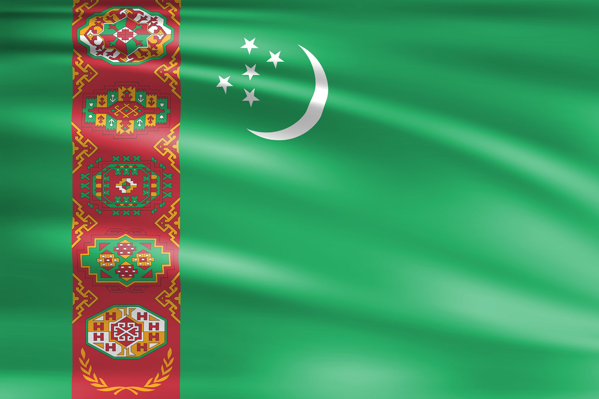 Флаг туркменистана картинки