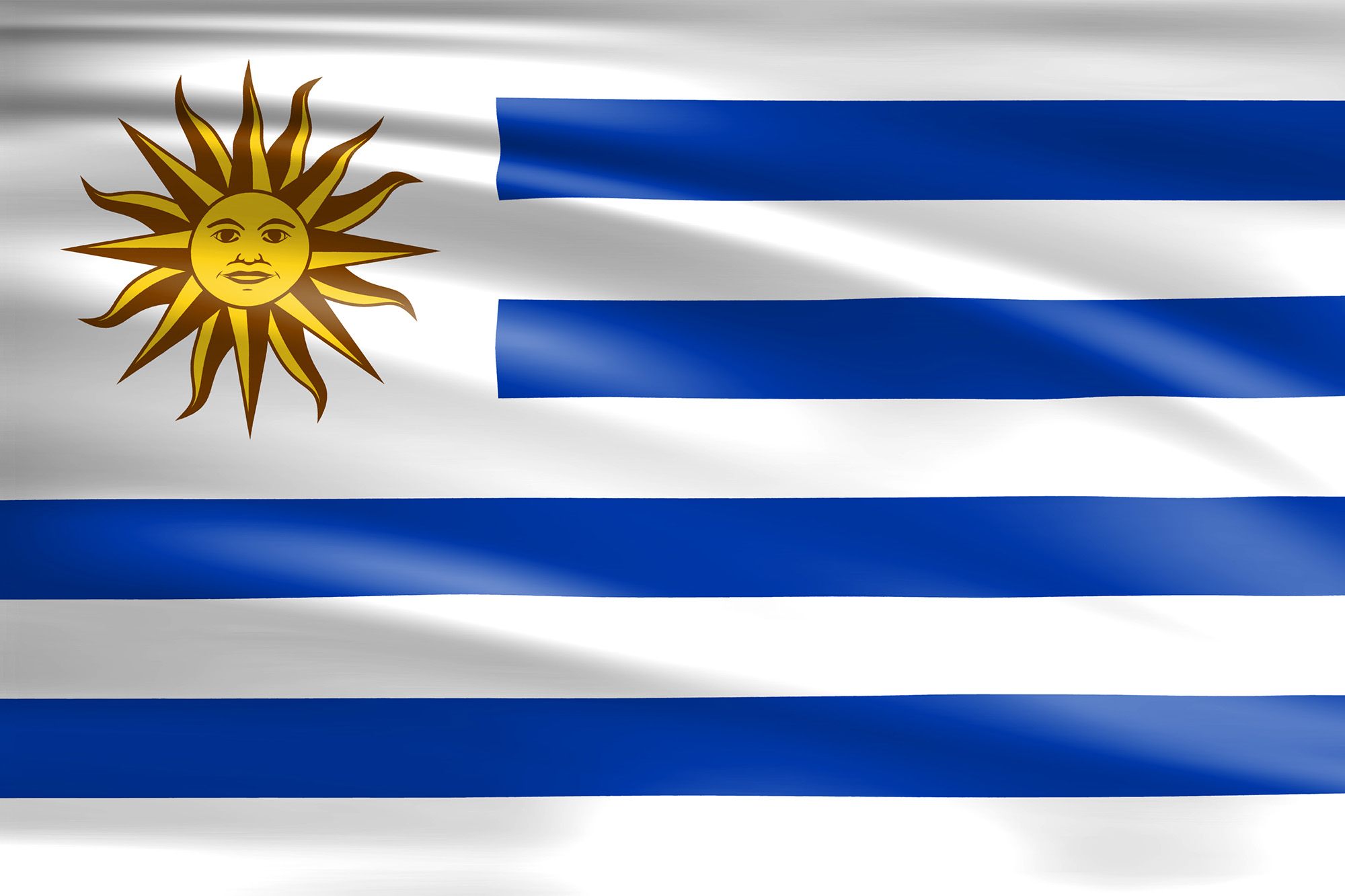 Bandera de uruguay y argentina