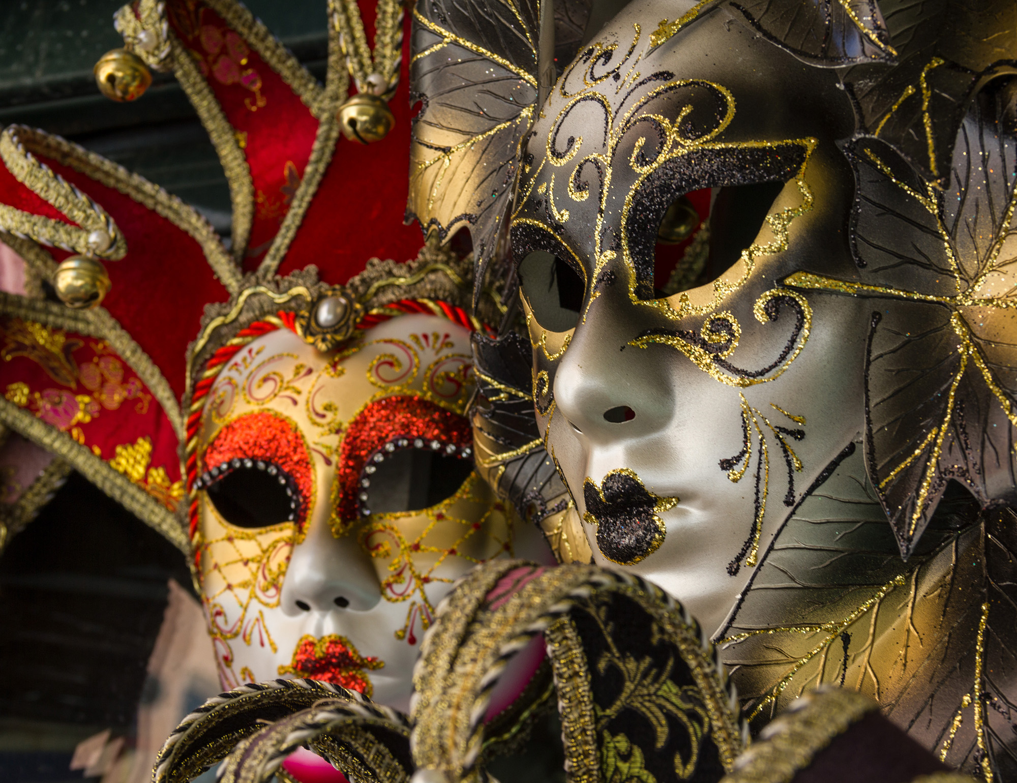 Karneval in Venedig Zwei Karneval Maske Wagrati